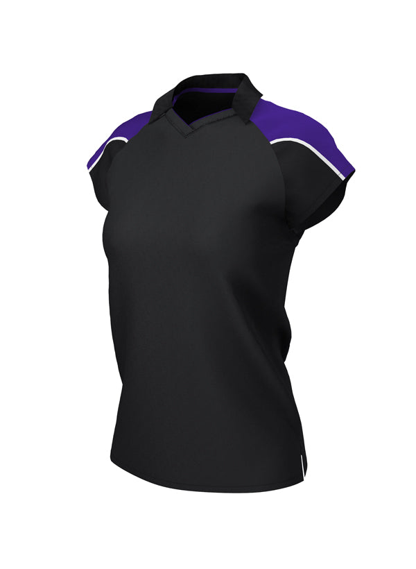 Igen Female Polo Black Purple - 42 - Sportswear