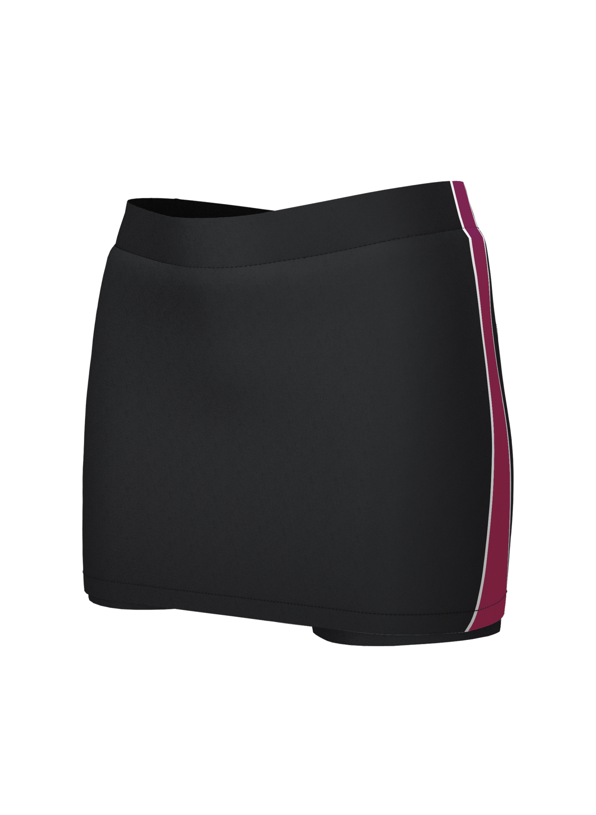 Igen Skort Black Maroon - 30 - Sportswear