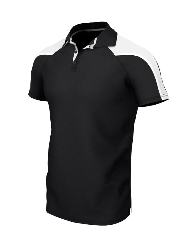Igen Unisex Polo Black White - 40 - Sportswear