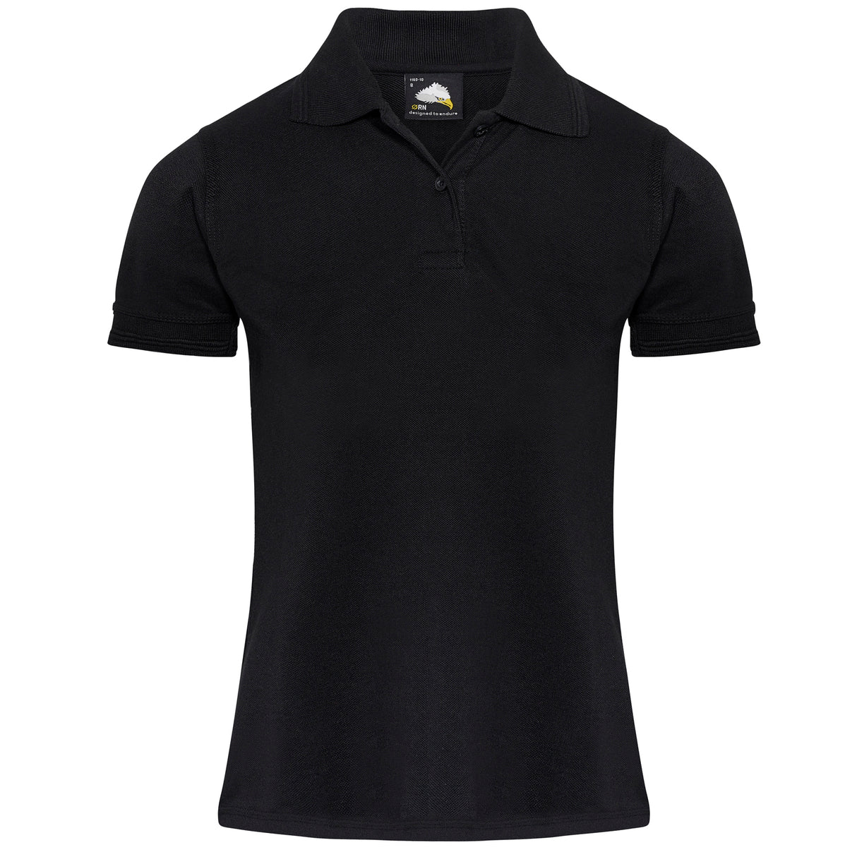 ORN 1160 - Ladies Eagle Poloshirt Black - 6 - Polo Shirts