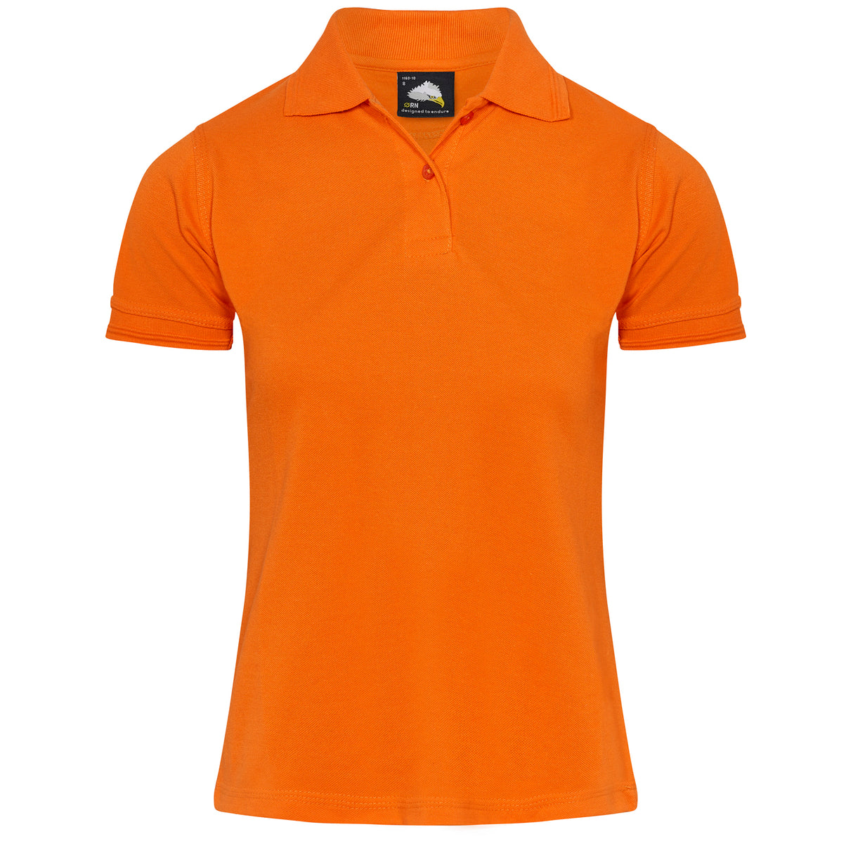 ORN 1160 - Ladies Eagle Poloshirt Orange - 8 - Polo Shirts