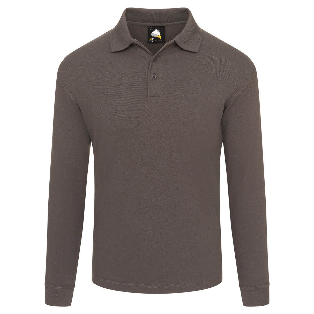 orn_weaver_premium_l/s_poloshirt_graphite
