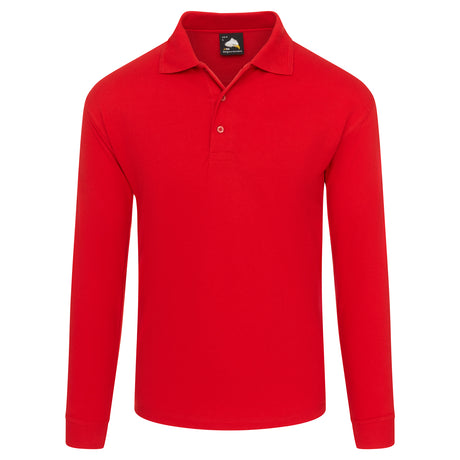 orn_weaver_premium_l/s_poloshirt_red