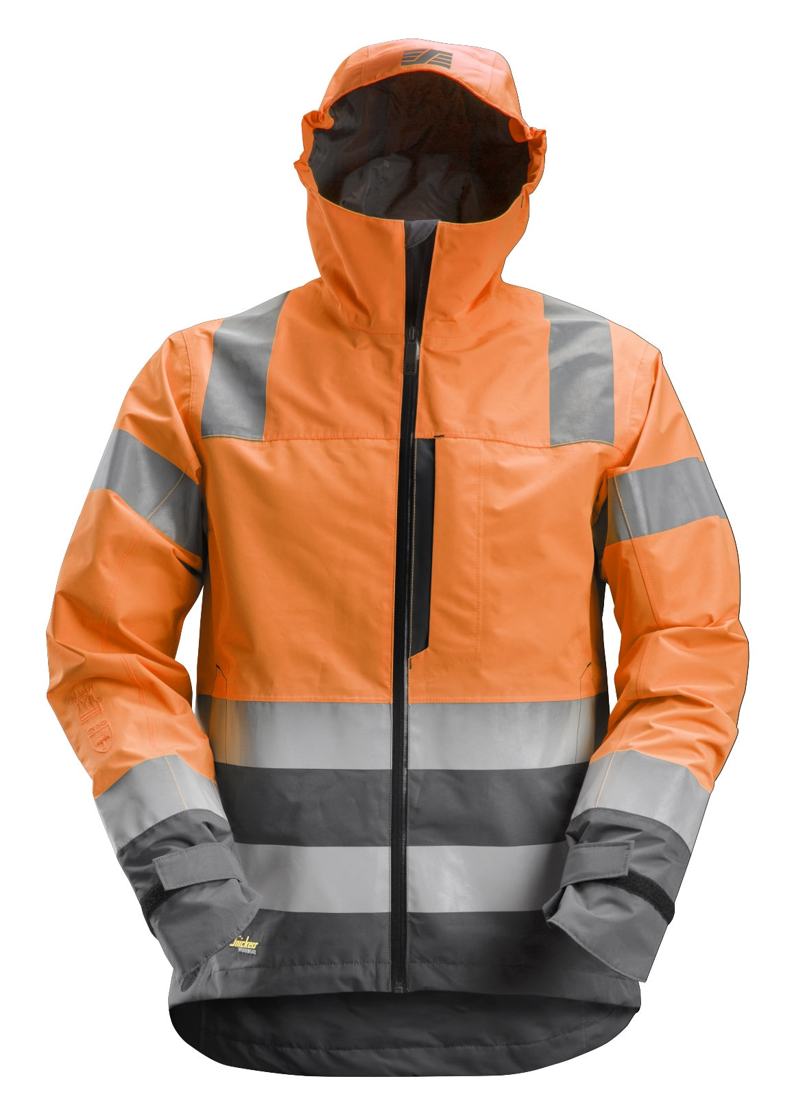 Snickers 1330 Allroundwork Hi-vis Waterproof Shell Jacket Class 3