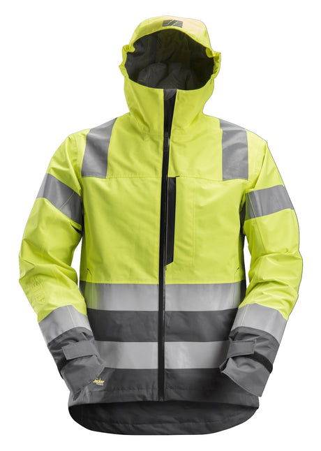 Snickers 1330 Allroundwork Hi-vis Waterproof Shell Jacket Class 3