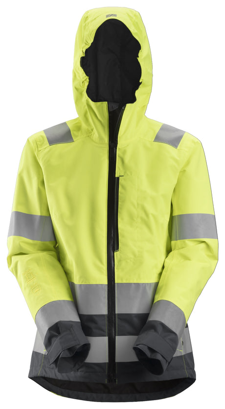 Snickers 1347 Allroundwork Womens Hi-vis Waterproof Jacket Class 2/3