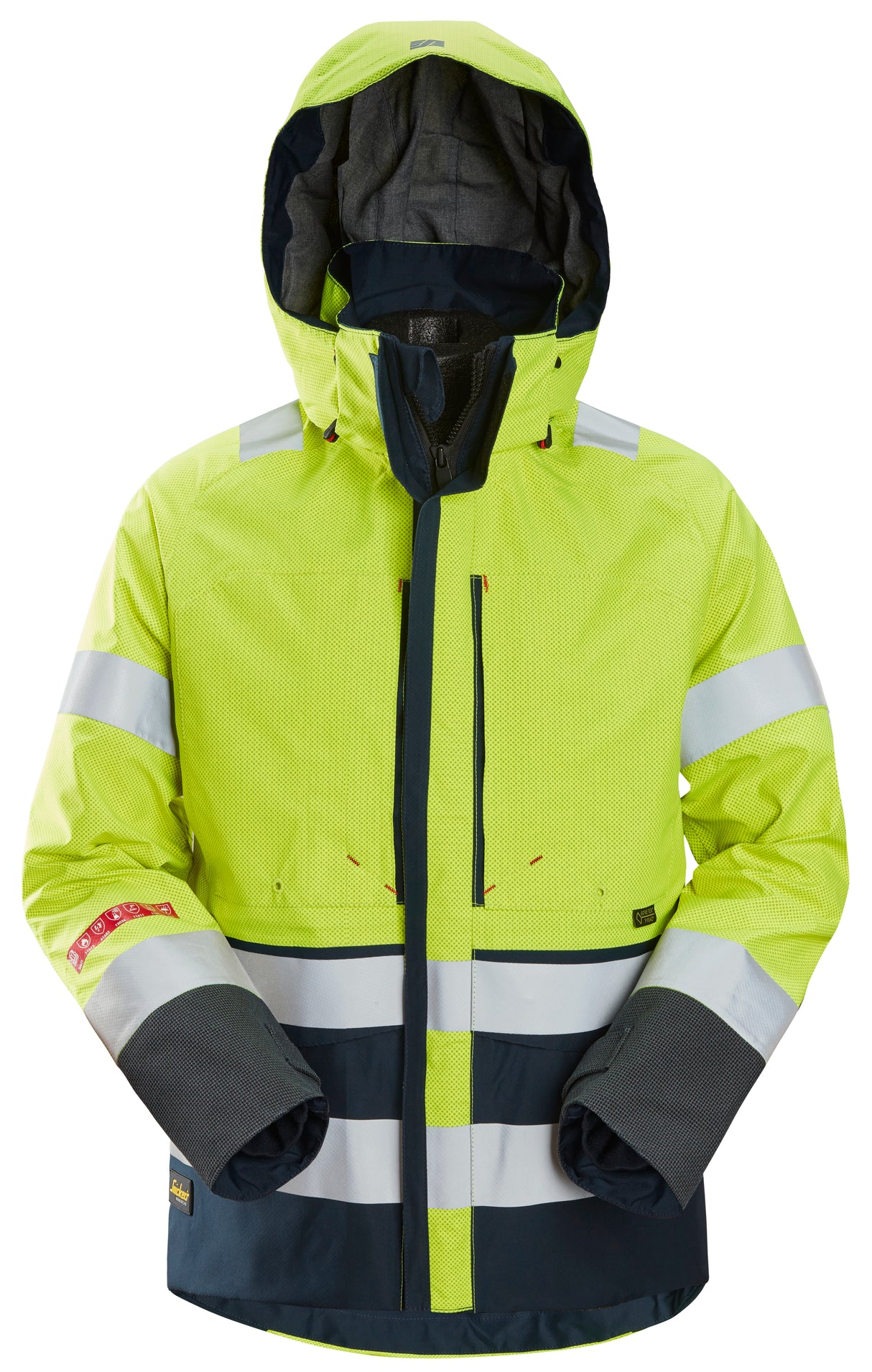 Snickers 1668 Protecwork Gore-tex Jacket Hi-vis Class 3