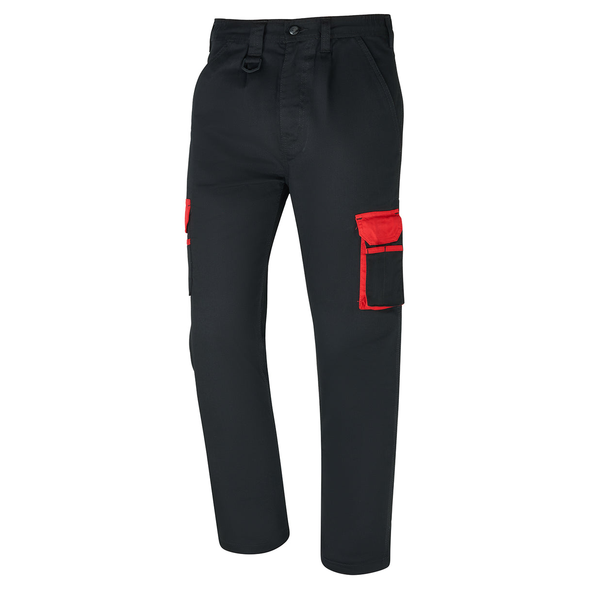 ORN 2580 - Silverswift Two Tone Combat Trouser Black - Red - Regular / 28 - Trousers