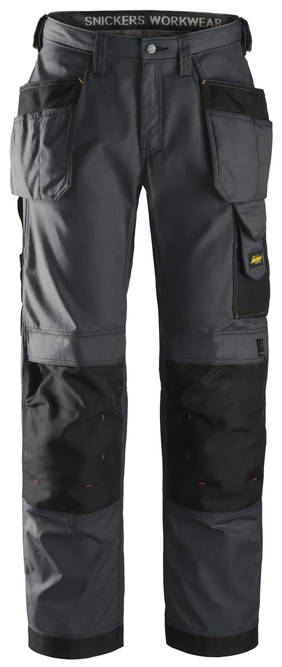 Snickers 3213 Craftsmen Holster pocket Trousers Rip Steel grey\Black