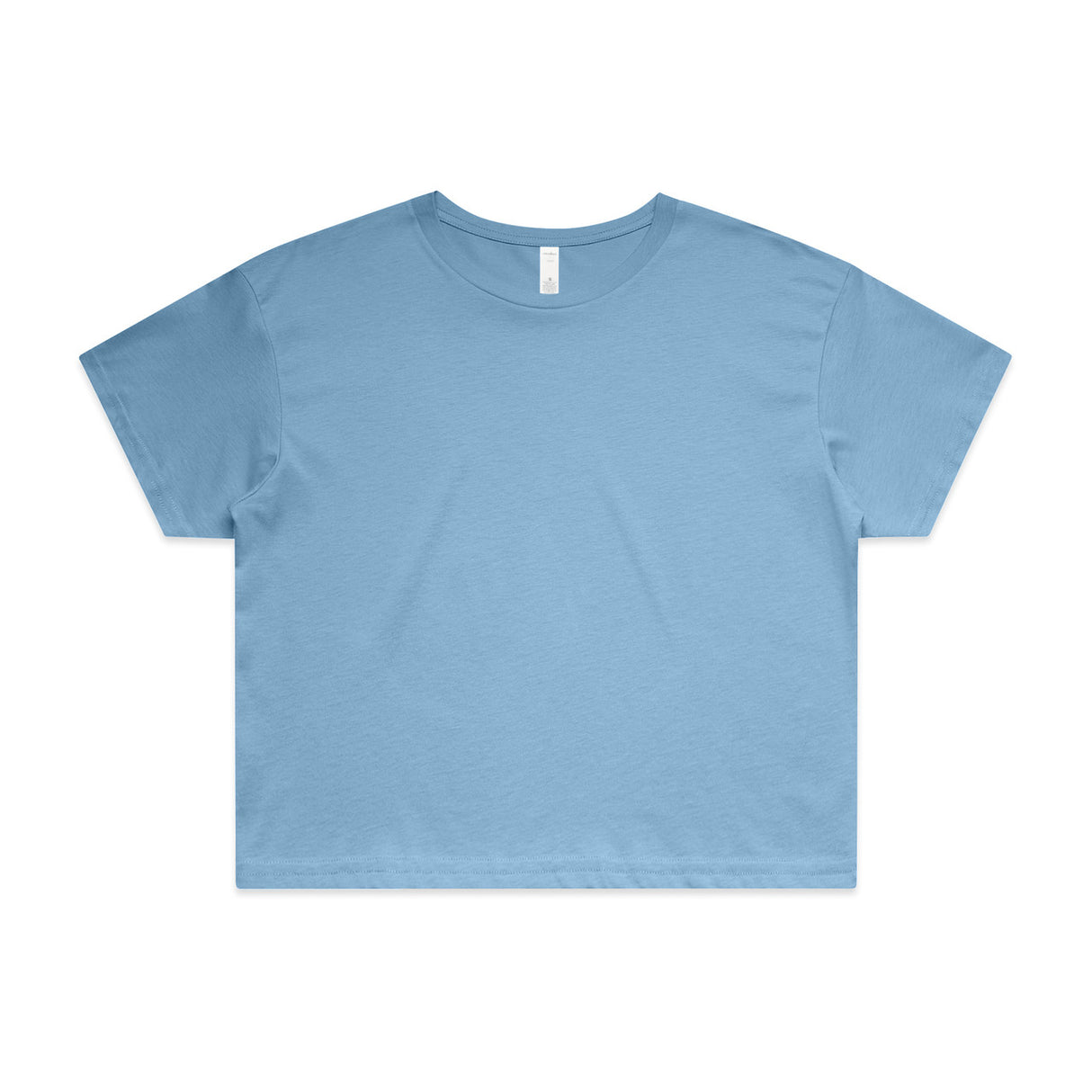 AS Colour Crop Tee (4062) - Carolina Blue / XS - T-Shirts
