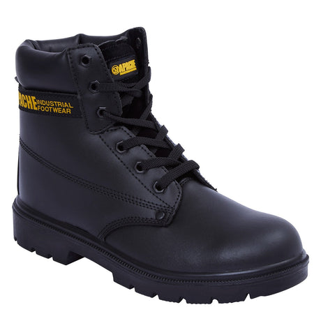 Apache Ap300 Black 6 Eye Safety Boot 1