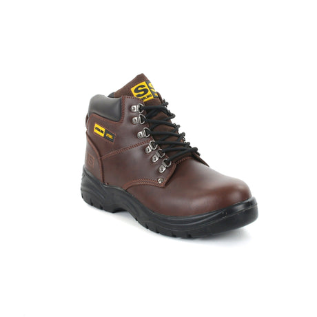 Sterling Steel Ss807Sm Brown 6 Eye Hiker Boot 1