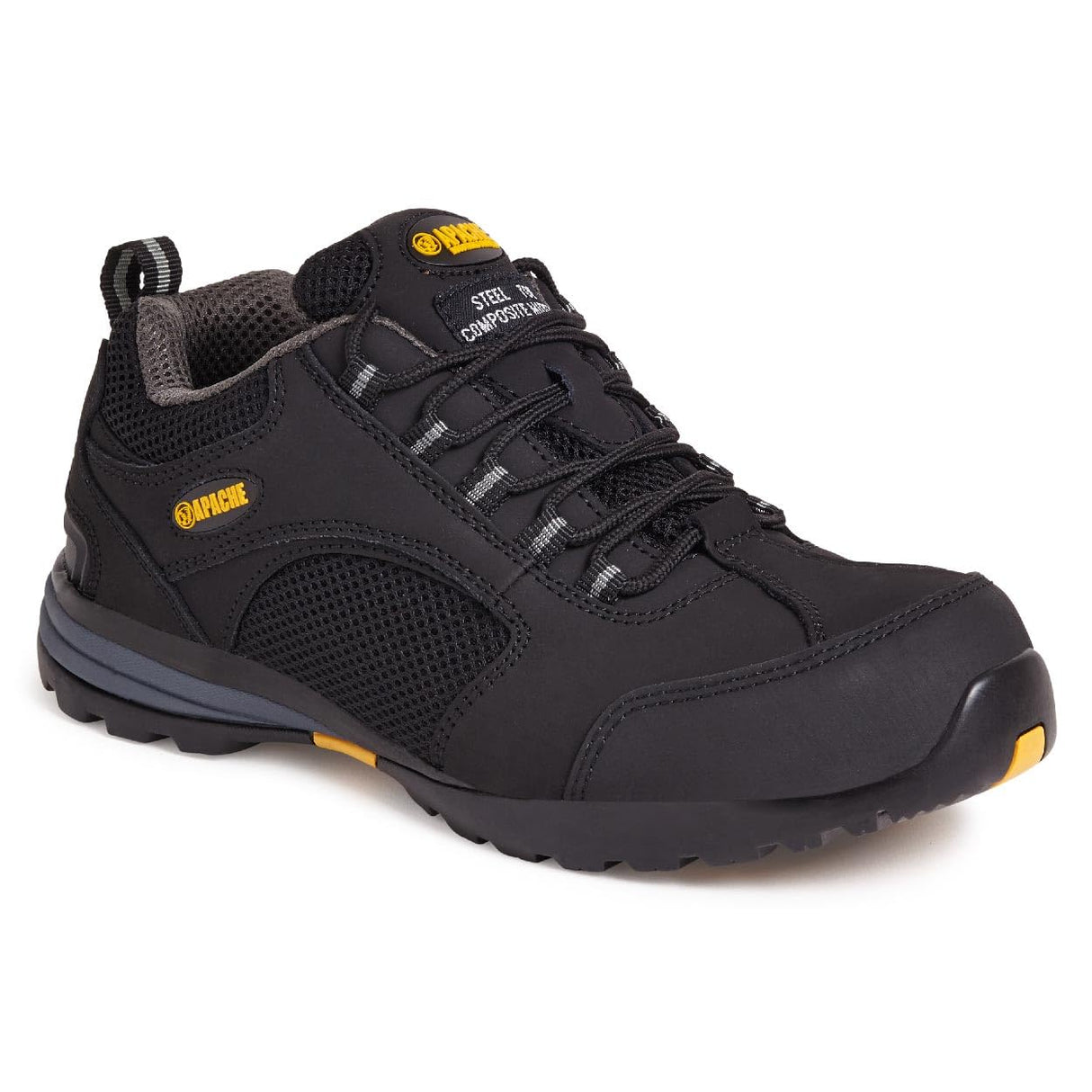 Apache Ap318Sm Black Safety Trainer