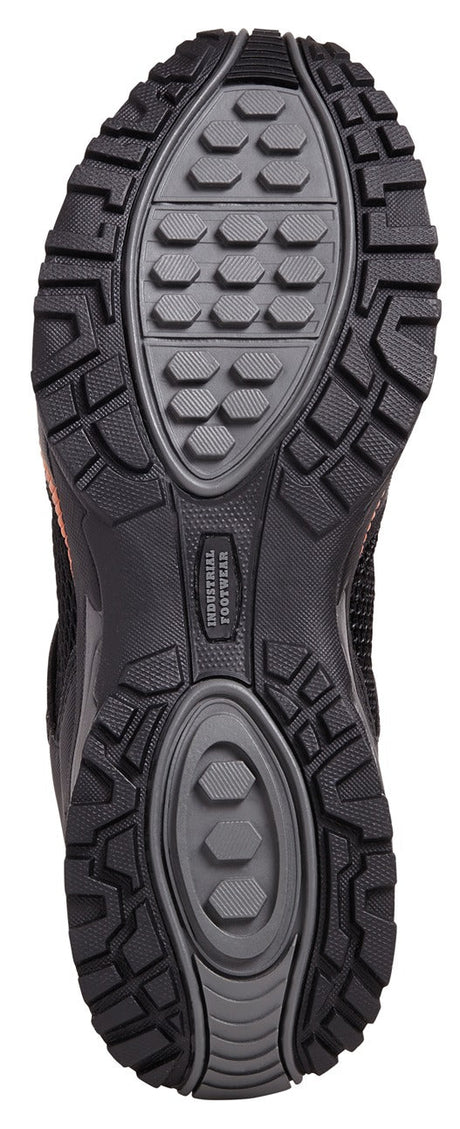 Work Site Ss607Sm Black/Orange Sports Safety Trainer 2