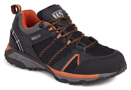 Work Site Ss607Sm Black/Orange Sports Safety Trainer 1