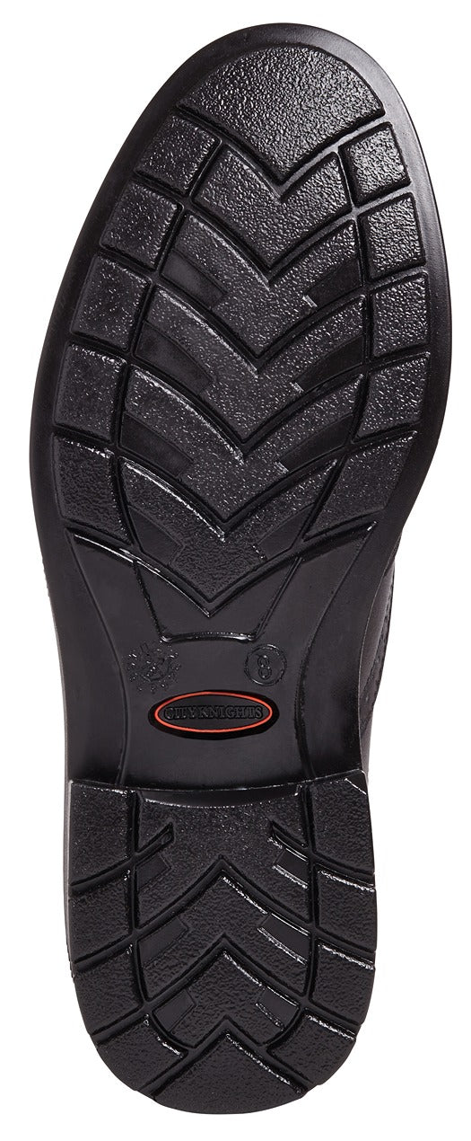City Knights Ss500Cm Black Brogue Safey Shoe 2