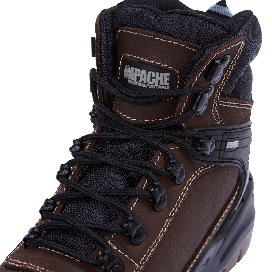Apache Ranger Brown Waterproof Safety Hiker 4