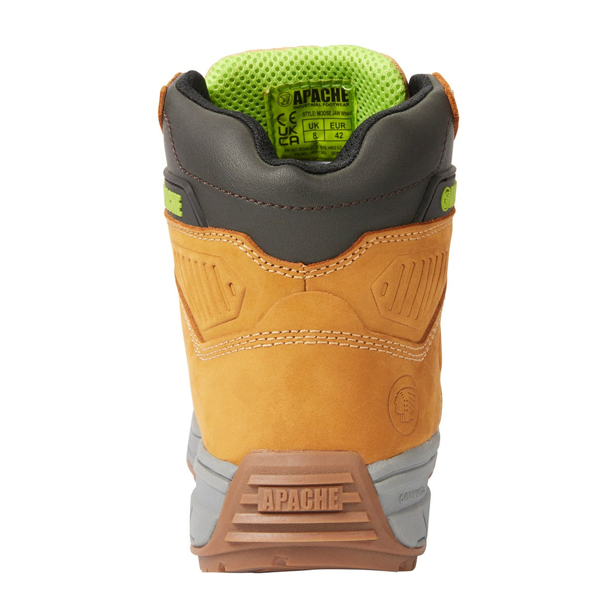 Apache Moose Jaw Wheat Leather Waterproof Safety Boot - Xts Outsole - Footwear