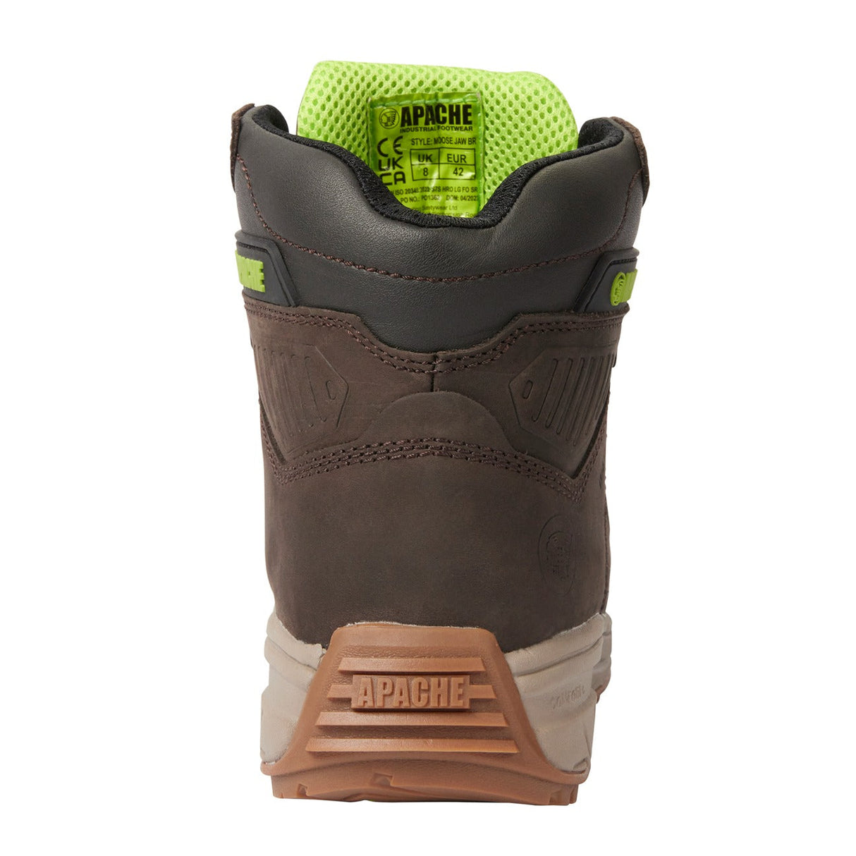 Apache Moose Jaw Brown Leather Waterproof Safety Boot - Xts Outsole - Footwear