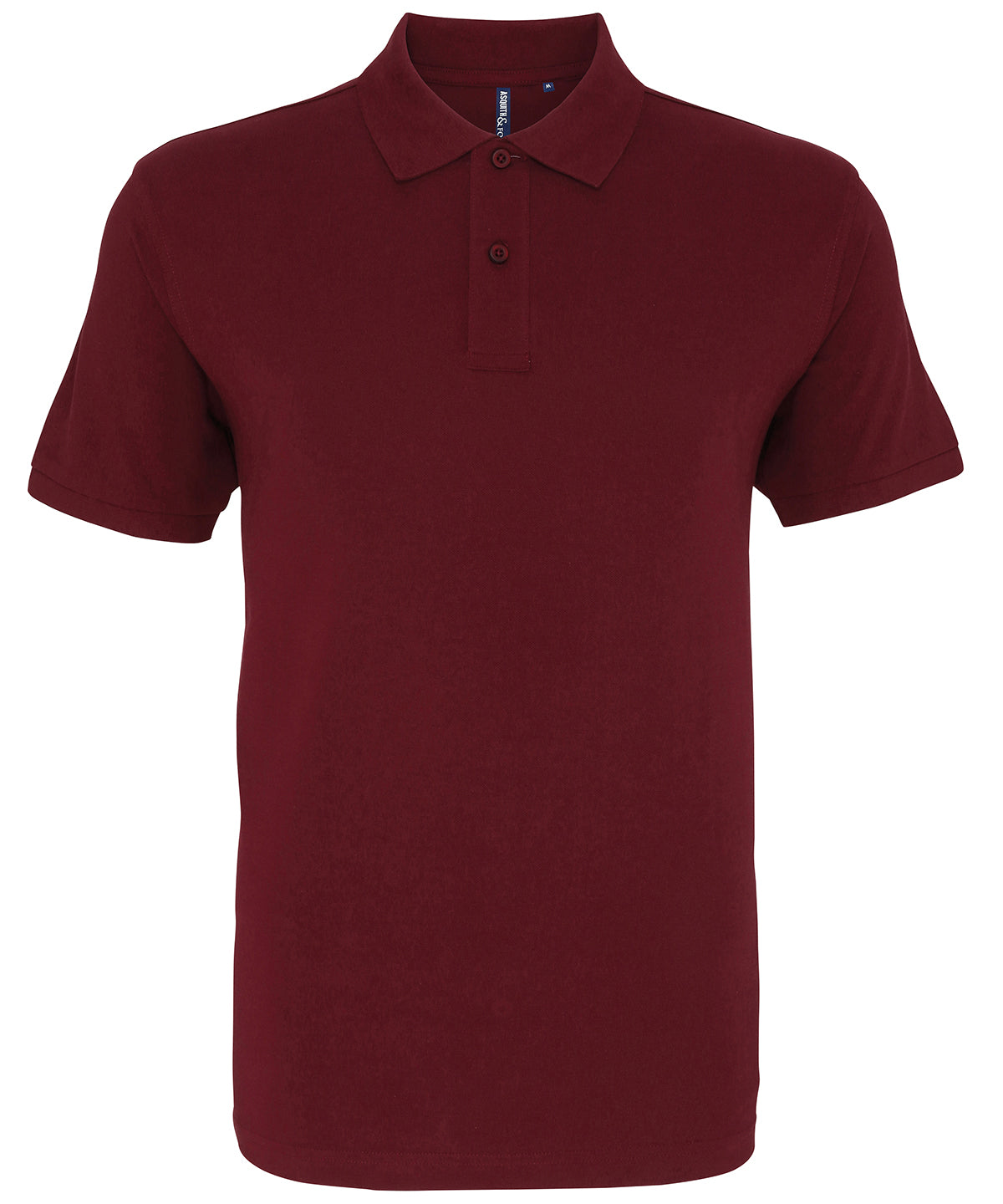 Asquith & Fox Men’s Polo - Burgundy / S - Shirts