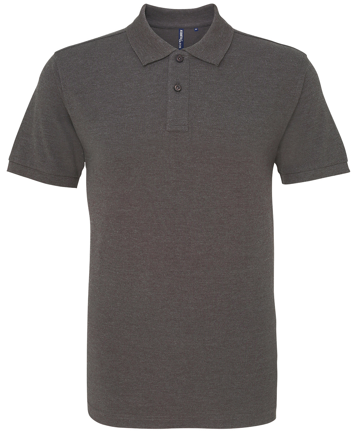 Asquith & Fox Men’s Polo - Charcoal / S - Shirts