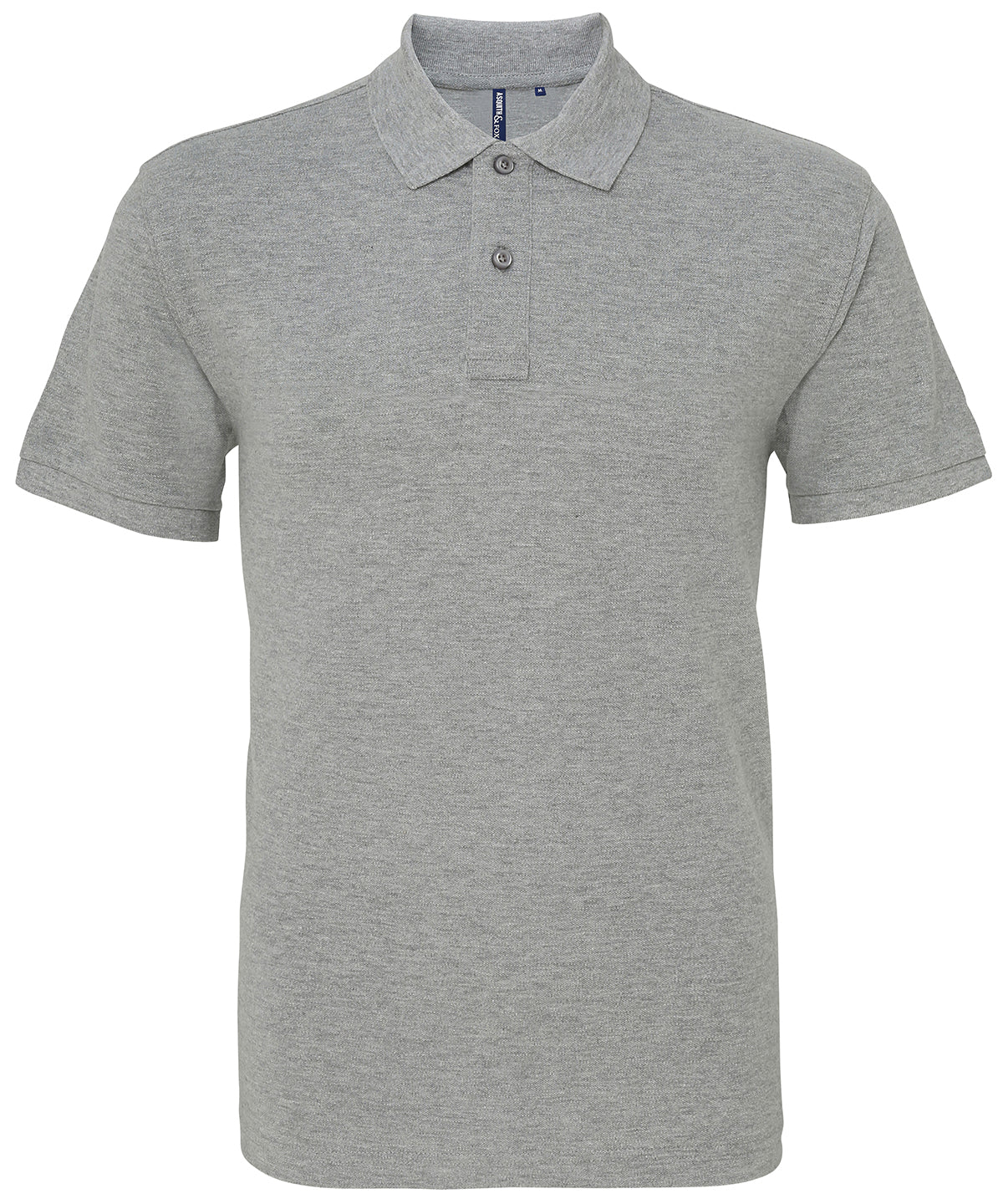 Asquith & Fox Men’s Polo - Heather Grey / S - Shirts