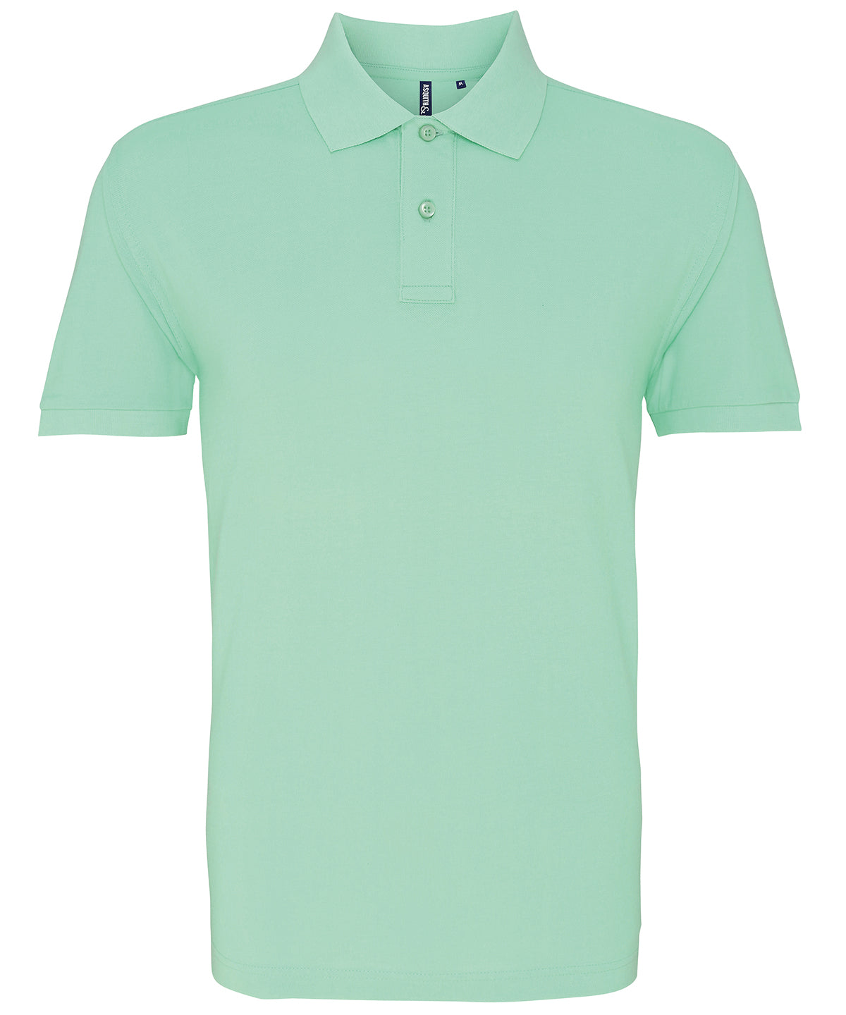 Asquith & Fox Men’s Polo - Mint / S - Shirts