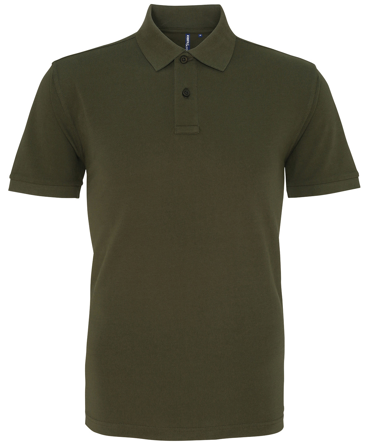 Asquith & Fox Men’s Polo - Olive / S - Shirts