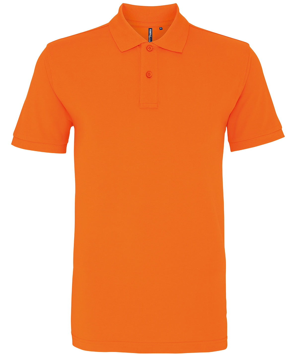 Asquith & Fox Men’s Polo - Orange / S - Shirts