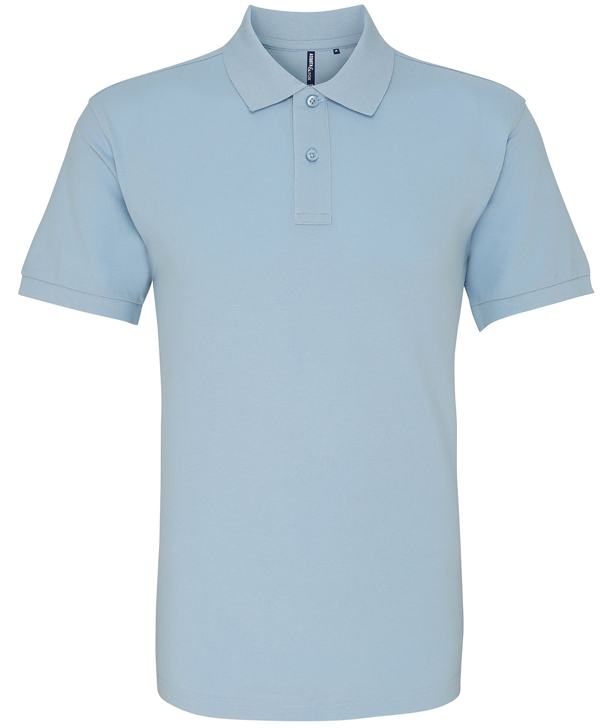Asquith & Fox Men’s Polo - Sky / S - Shirts
