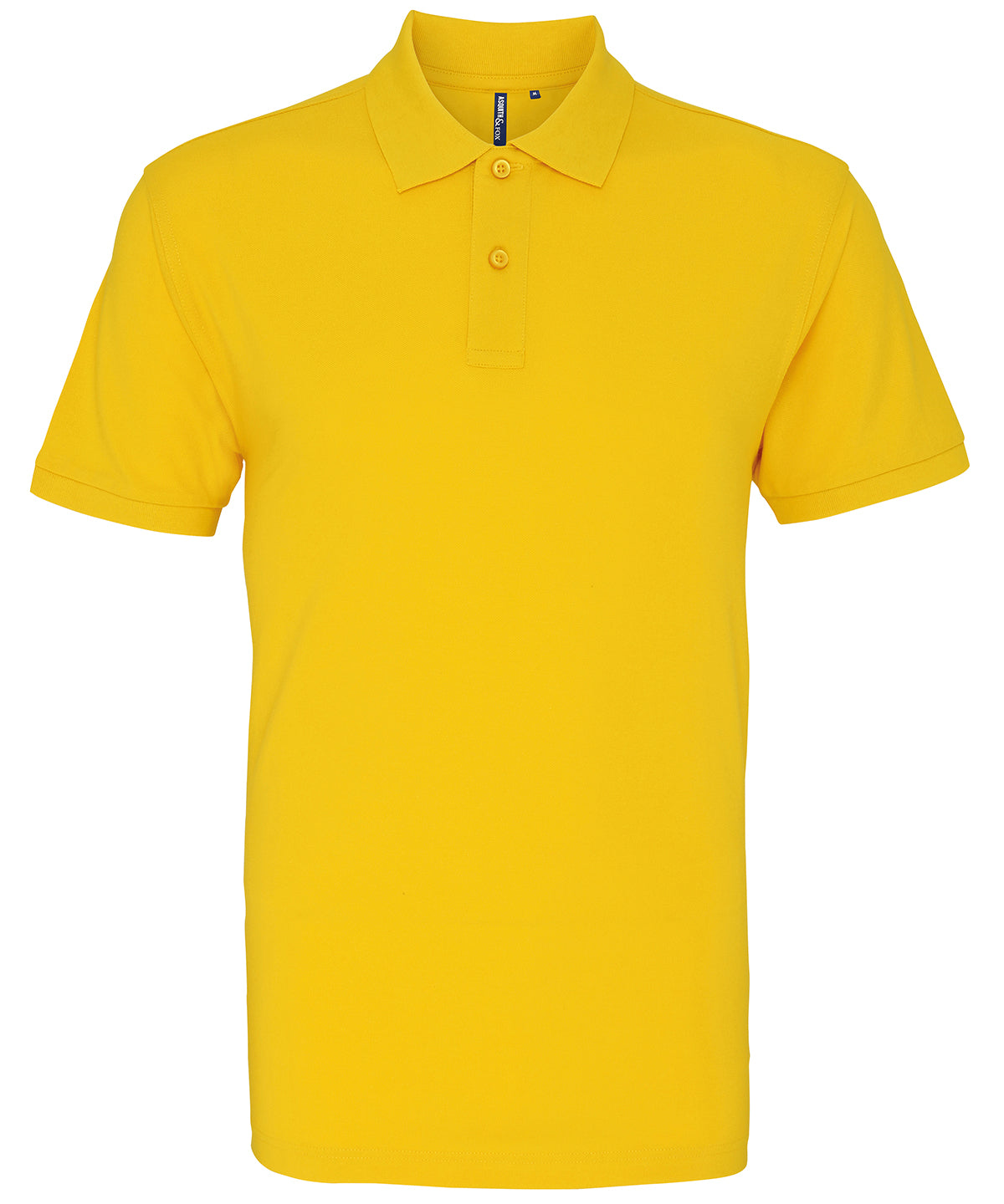 Asquith & Fox Men’s Polo - Sunflower / S - Shirts