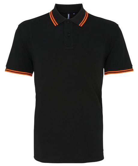 Asquith & Fox Mens classic fit tipped polo
