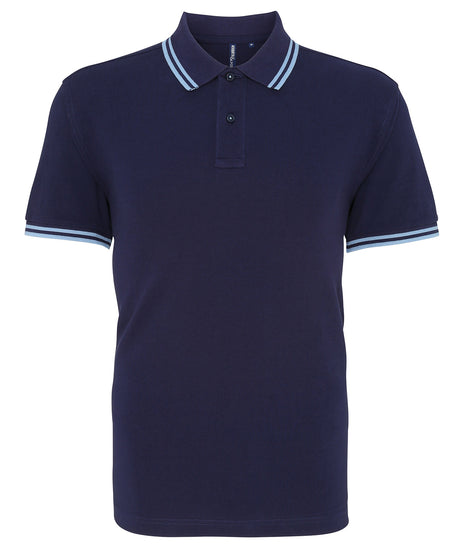 Asquith & Fox Mens classic fit tipped polo