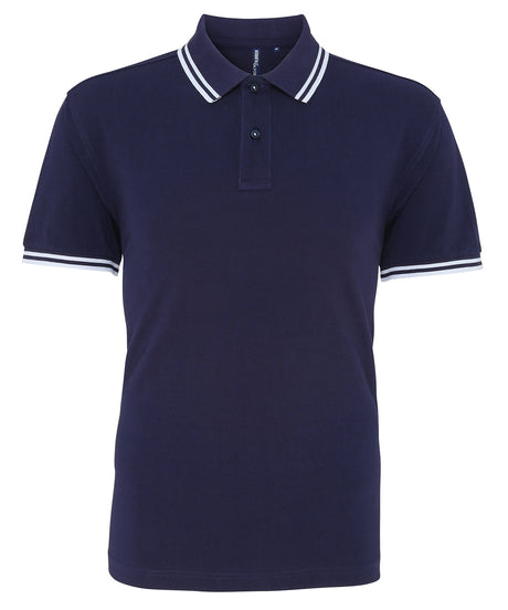 Asquith & Fox Mens classic fit tipped polo