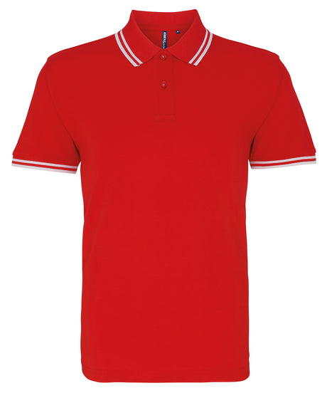Asquith & Fox Mens classic fit tipped polo