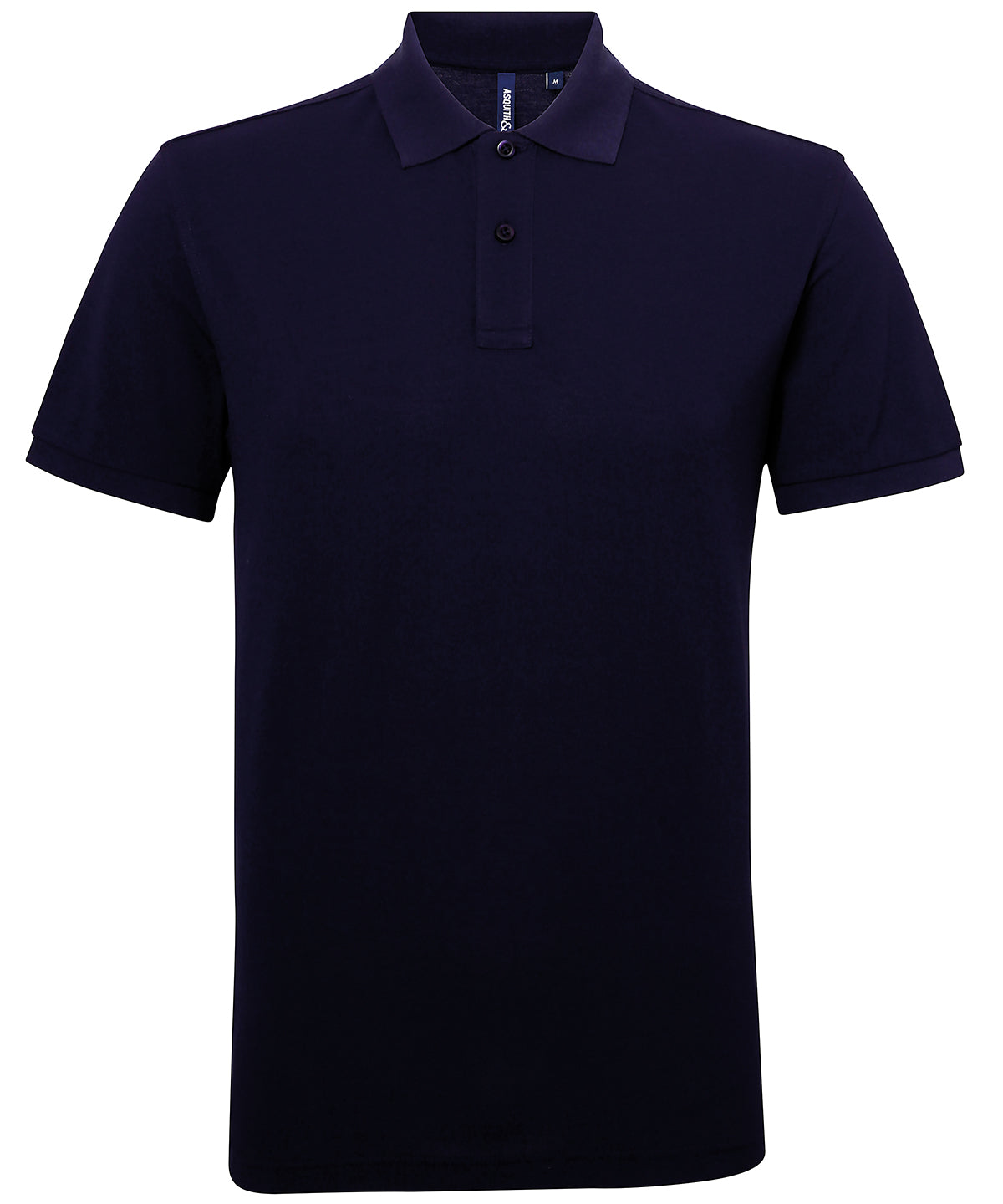 Asquith & Fox Men’s polycotton blend polo Navy - S - Polo Shirts