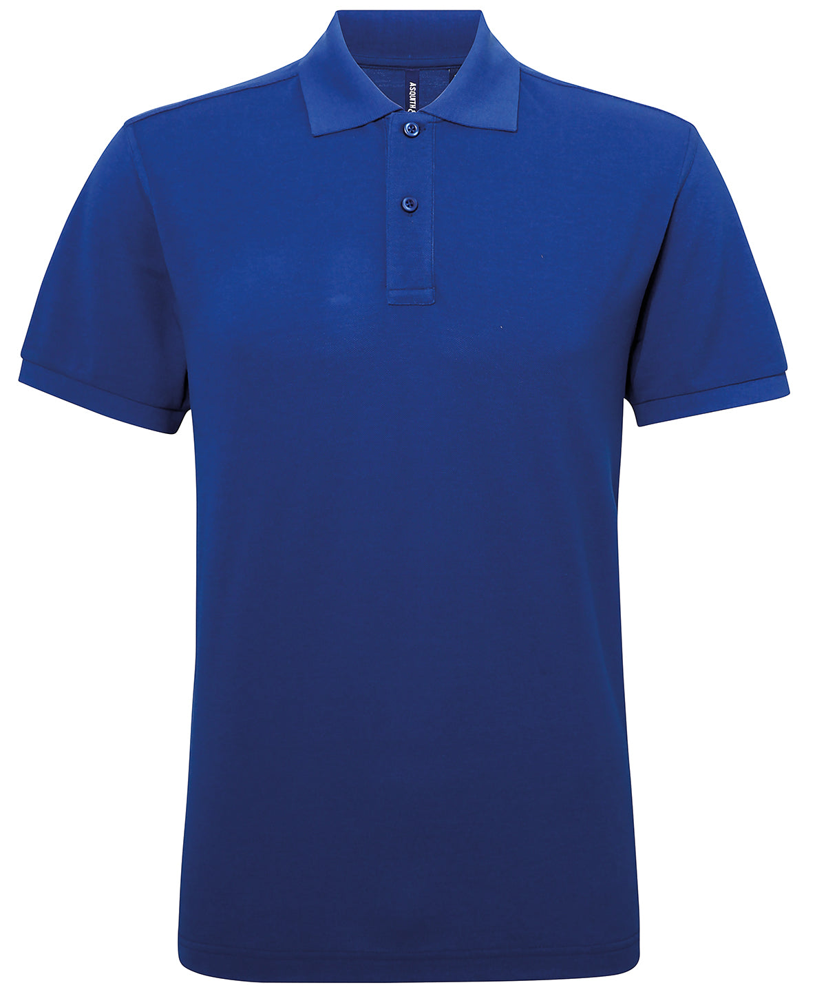 Asquith & Fox Men’s polycotton blend polo Royal - S - Polo Shirts