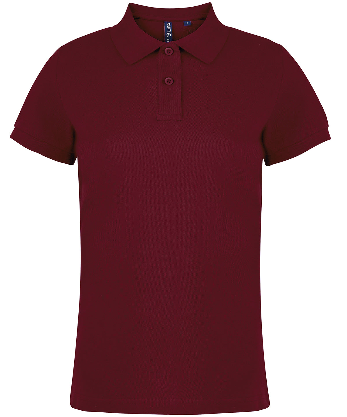Asquith & Fox Women’s Polo Shirt - Burgundy / XS - Shirts