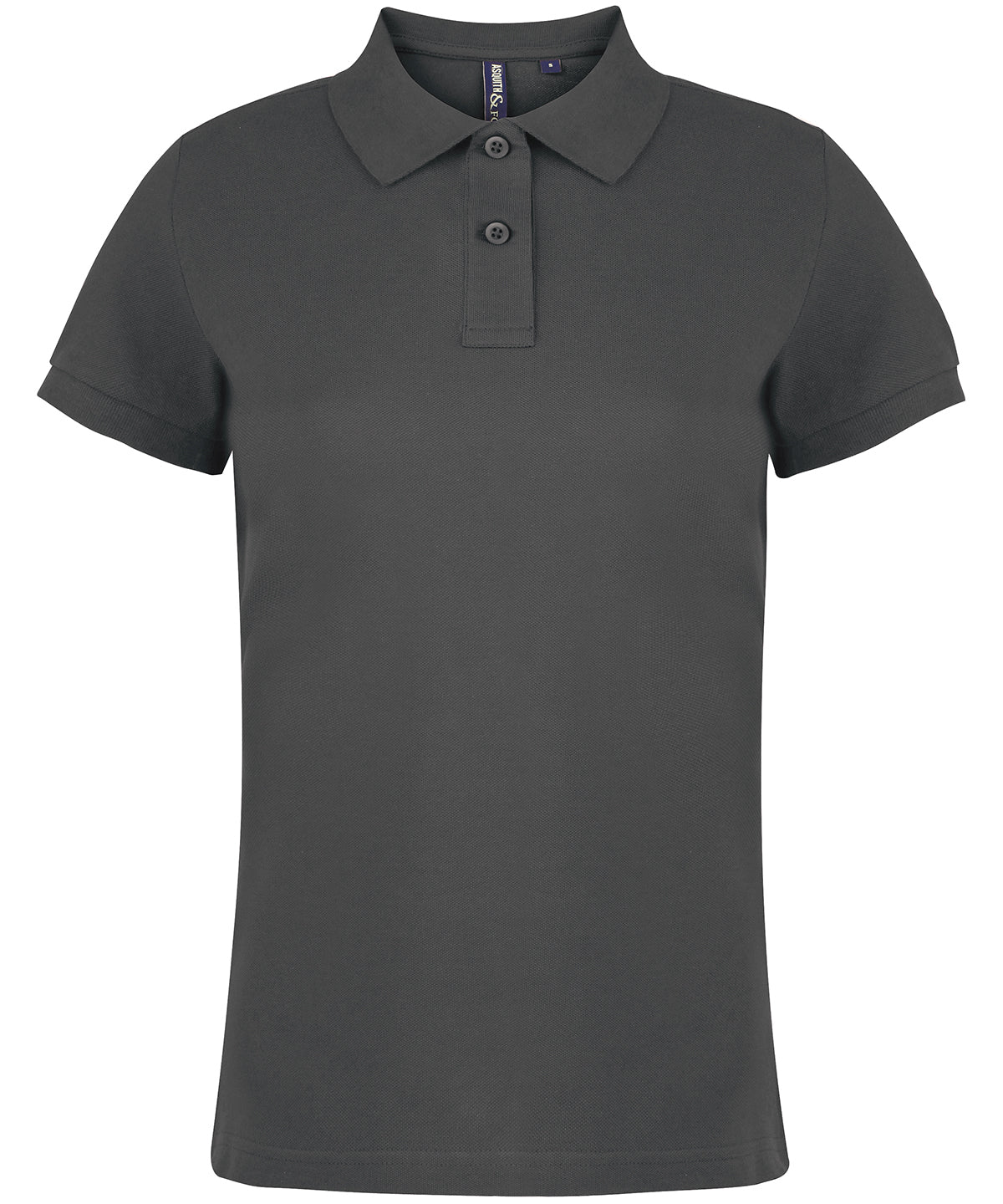 Asquith & Fox Women’s Polo Shirt - Charcoal / XS - Shirts