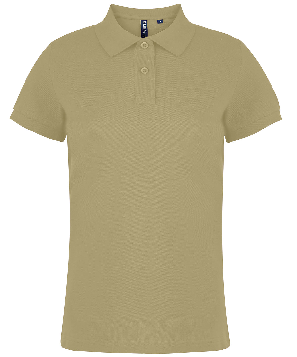Asquith & Fox Women’s Polo Shirt - Khaki / XS - Shirts