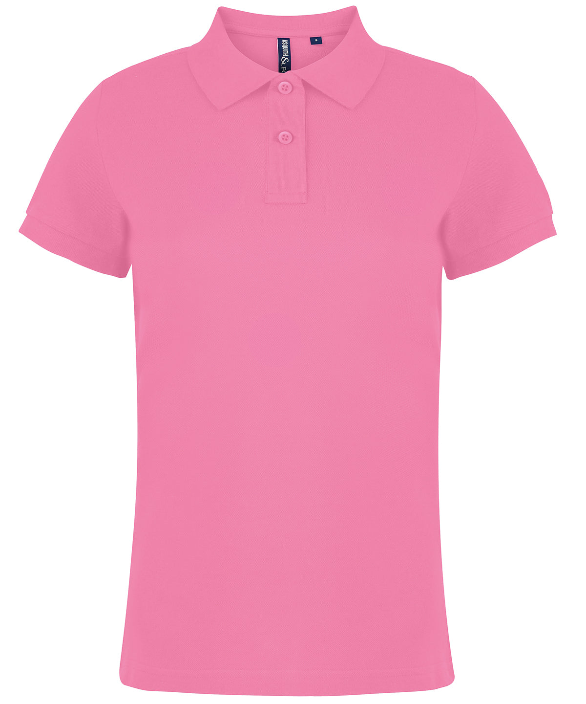 Asquith & Fox Womens polo Pink Carnation