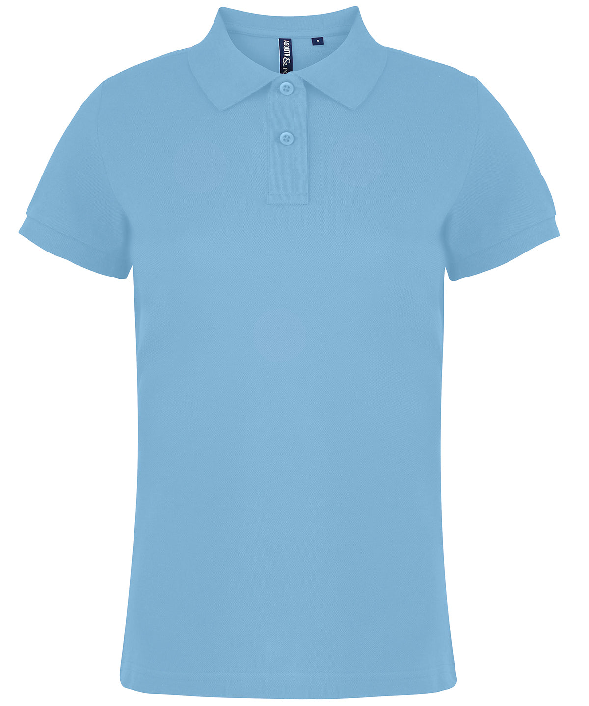 Asquith & Fox Women’s Polo Shirt - Sky / XS - Shirts