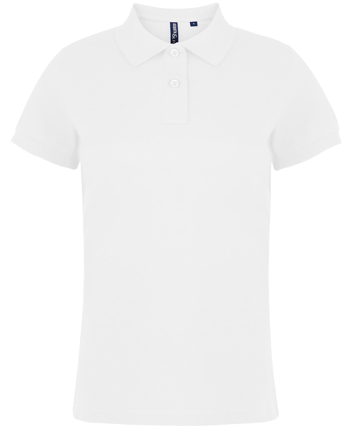 Asquith & Fox Women’s Polo Shirt - White / XS - Shirts