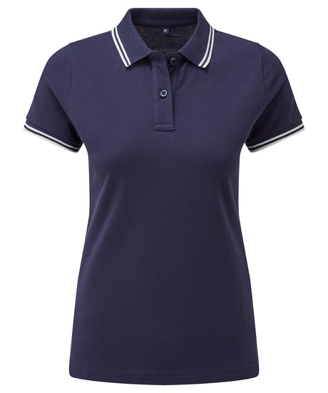 Asquith & Fox Womens classic fit tipped polo