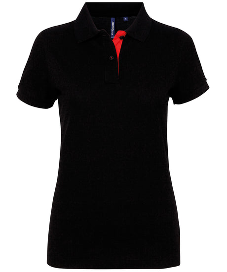 Asquith & Fox Womens contrast polo