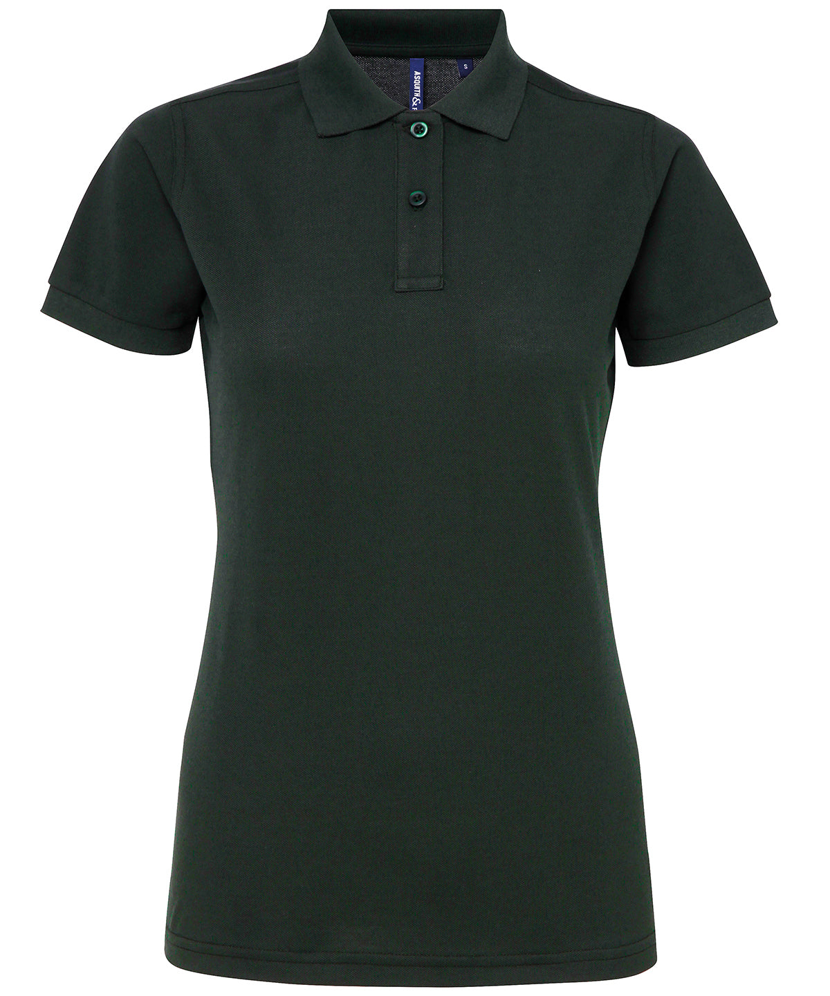 Asquith & Fox Women’s Polycotton Blend Polo Shirt - Bottle / XS - Shirts
