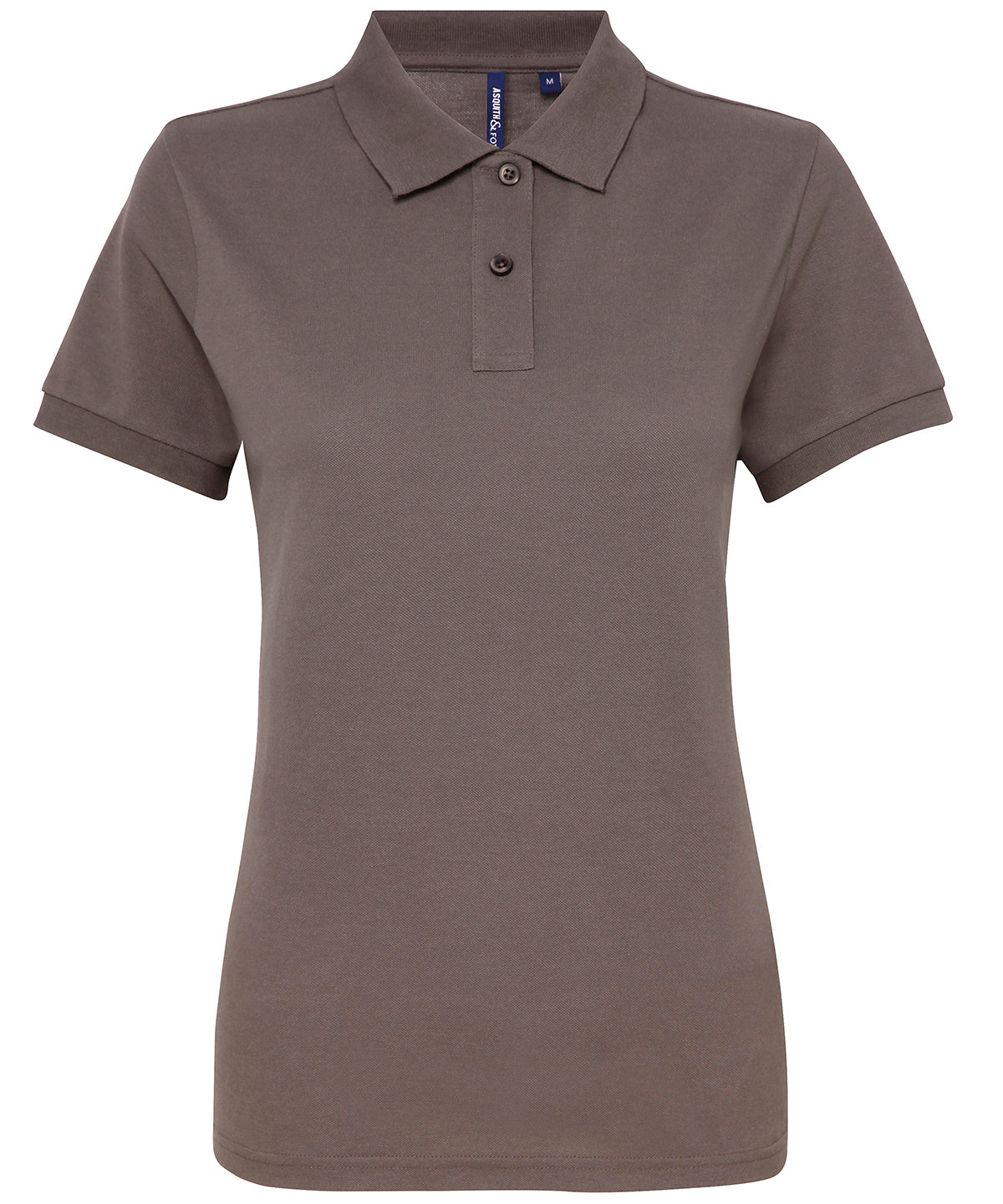 Asquith & Fox Women’s Polycotton Blend Polo Shirt - Slate / XS - Shirts