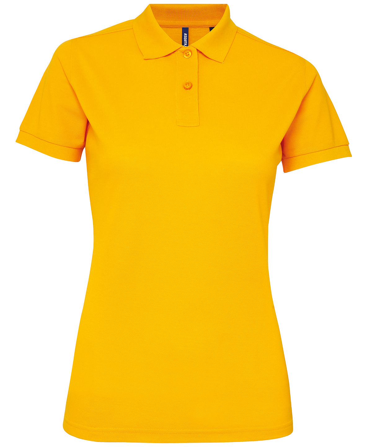 Asquith & Fox Women’s Polycotton Blend Polo Shirt - Sunflower / XS - Shirts