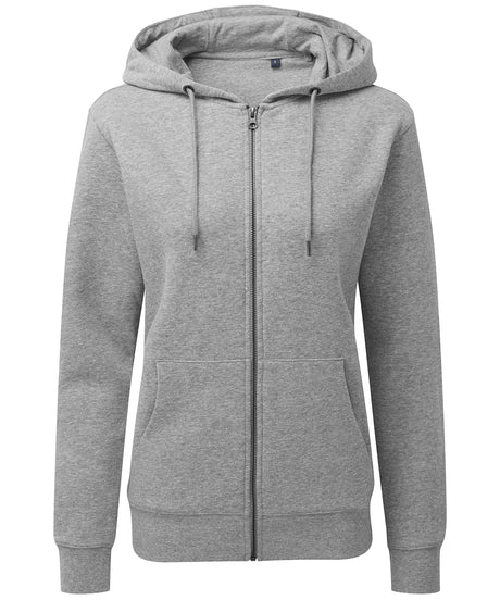 Asquith & Fox Womens zip-through organic hoodie