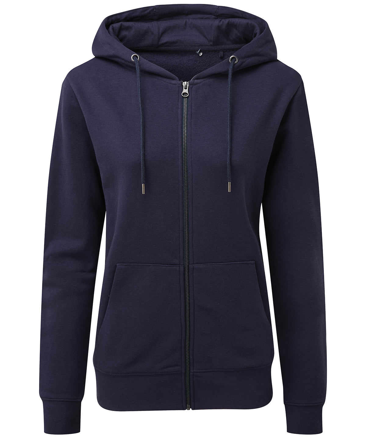 Asquith & Fox Womens zip-through organic hoodie